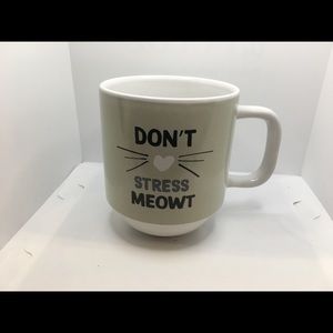 Dont Stress Meowt Cat Lover Mug last call - final markdown